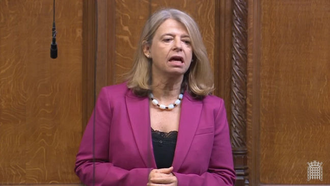 Harriett Baldwin MP speaking in the House of Commons