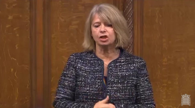 Harriett Baldwin MP speaking in the House of Commons