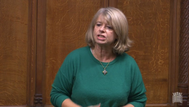 Harriett Baldwin MP speaking in the House of Commons