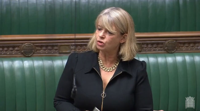 Harriett Baldwin MP speaking in the House of Commons