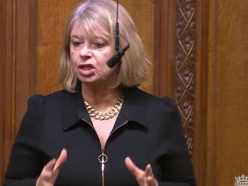 Harriett Baldwin MP speaking in the House of Commons