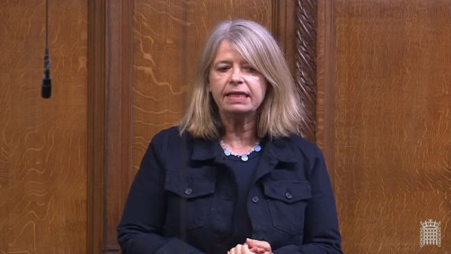 Harriett Baldwin MP speaking in the House of Commons