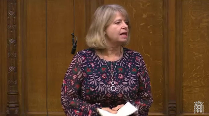 Harriett Baldwin MP speaking in the House of Commons