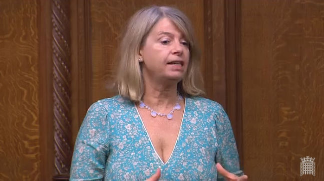 Harriett Baldwin MP speaking in the House of Commons