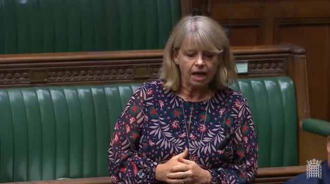 Harriett Baldwin MP speaking in the House of Commons