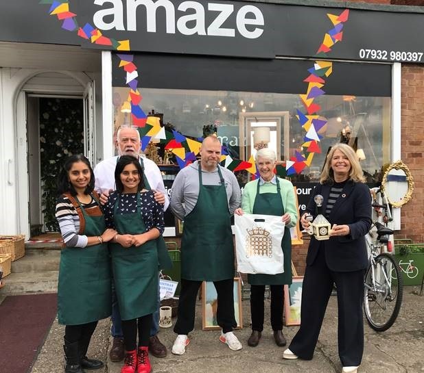 Harriett Baldwin MP visits Amaze