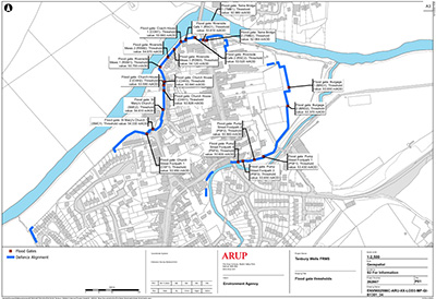 Tenbury Flood Management Scheme Map