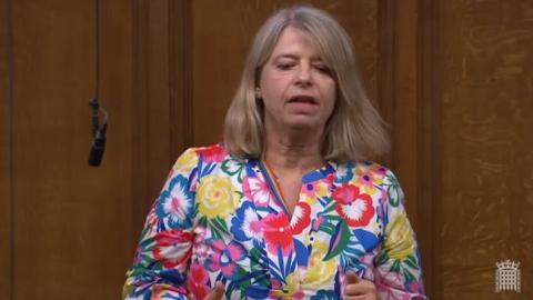 Harriett Baldwin MP speaking in the House of Commons