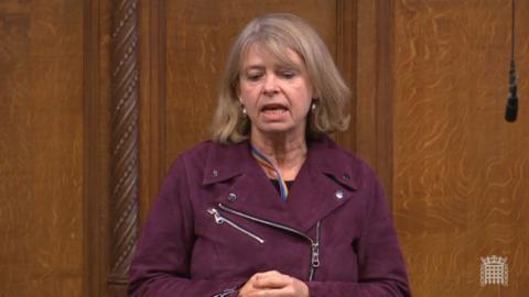 Harriett Baldwin MP speaking in the House of Commons