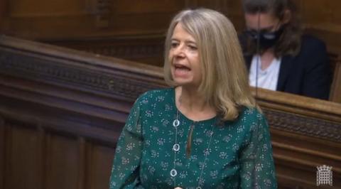 Harriett Baldwin MP speaking in the House of Commons