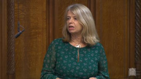 Harriett Baldwin MP speaking in the House of Commons