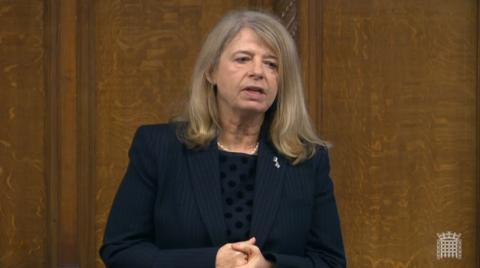 Harriett Baldwin MP speaking in the House of Commons