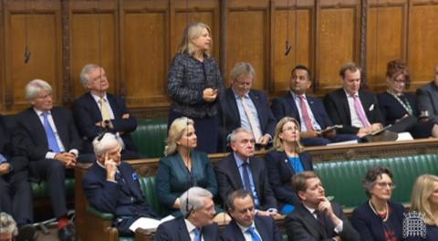 Harriett Baldwin MP speaking in the House of Commons