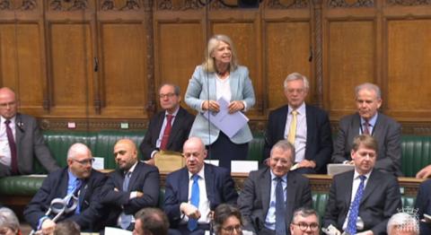 Harriett Baldwin MP speaking in the House of Commons