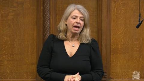 Harriett Baldwin MP speaking in the House of Commons