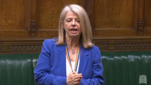 Harriett Baldwin MP speaking in the House of Commons