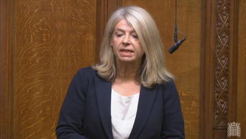 Harriett Baldwin MP speaking in the House of Commons