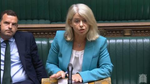 Dame Harriett Baldwin MP speaking in the House of Commons