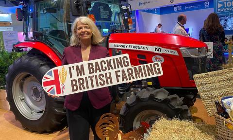 Dame Harriett Baldwin MP backing British farming