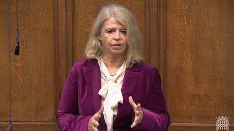 Dame Harriett Baldwin MP speaking in the House of Commons